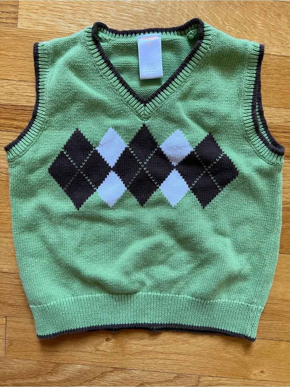 Gymboree 2T (Lot of 5) 100% Cotton. Shirts, Shorts, Sweater Vest Argyle & Dog